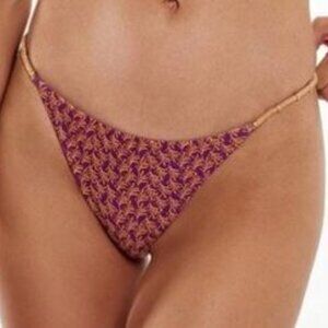 *NEW Vix Luri Plum Nic Cheeky Bikini Bottoms Size Medium
